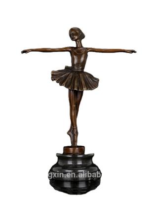 China EPA-298-299-300-301-302 European Ballet Dancer In Bronze Sculpture For Metal Crafts for sale