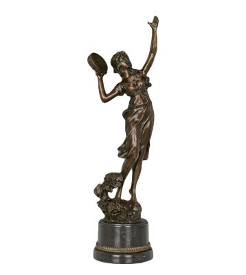 China Antique European Sculptures Statue Sculpture Bronze Lady Sculpture EP-007 for sale