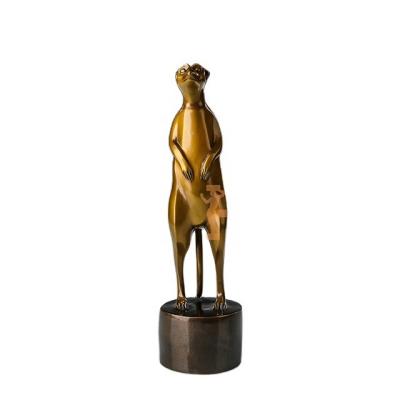 China Europe AL-591 meerkat sculpture for metal animal sculpture for sale