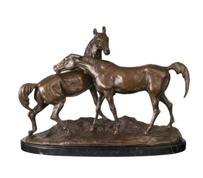 China Europe AL-095 Horse Sculpture Horse Statue Horse Metal Sculpture for sale