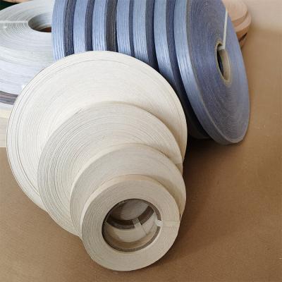 China 0.50mm 1mm 1.5mm Contemporary Natural American White Oak Wood Veneer Dark Edging Strip Roll 2mm For Furniture for sale