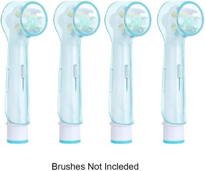 China For Home Use Clear Oral Compatible Electric Toothbrush Hygiene Head Covers Case Toothbrush Heads Cover Head Cover Toothbrush Case For Oral B for sale