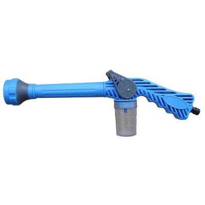 China Variable Spray Patterns Plastic High Pressure Garden Water Gun Multi-pattern Spray Nozzle for sale