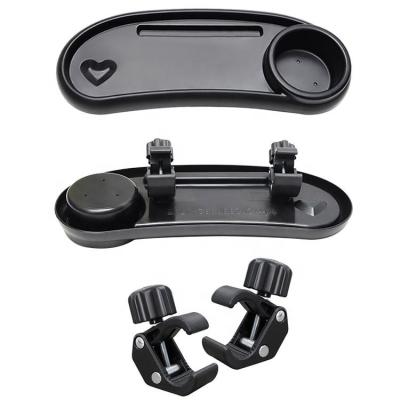 China PU Factory Direct Selling ABS Stroller Accessories Snack Tray Easy To Install Baby Bottle Water Cup Mobile Phone Holder for sale