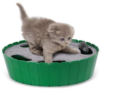 China New Viable Electric Mouse Tray Mouse Cat Toy Electric Cat Scratcher Cat Toy for sale