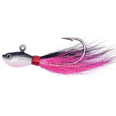 China Vivid Action Kmucutie Fishing Bucktail Jig Swimming Flounder Lures Saltwater Freshwater Fishing Baits Matching Kit for Bass Striper Bluefish Surf Fishing for sale