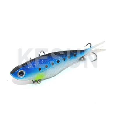 China Wholesale Factory Price Soft TPR VIB Fishing Lure TPR Material In Bright Colors Primer for sale