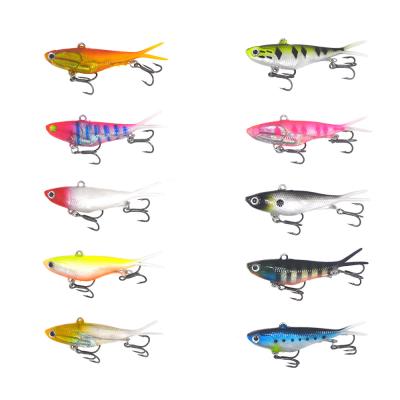 China Hot Selling Silicone In Australia 95mm 115mm Bulk Crazy Soft Vibe Mullet Stretch Fishing Lures Barra Lures Rubber Soft Vib Lead Baits for sale