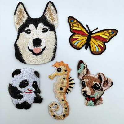 China Factory Made 3D Dog Iron On Patches Dog Iron On Patches Dog Iron On Patches Connector Compatible for sale