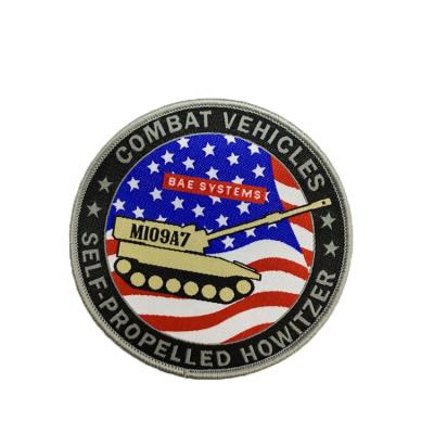 China hot sales 3D customized embroidery woven american flag patch patch for sale