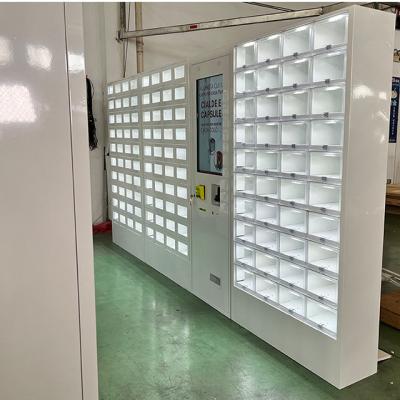 China Smart Large Locker Vending Machine With Cooling System Customized 15.6'' for sale