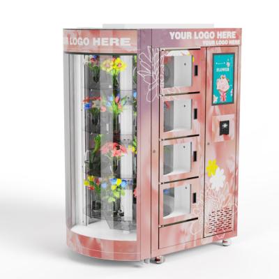 China Cooling Floral Vending Machine Automatic Flower Florist Vending Machine For Floral Plants In Shopping Mall for sale