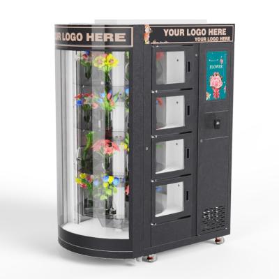 China High Capacity Flower Vending Machine Selling Big Size Bunch Of Flowers For Flower Shop for sale