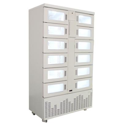 China Automatic Cooling Vending Locker With Credit Card Cashless Payment For Cakes Vegetables for sale