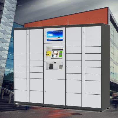 China Popular Steel Parcel Delivery Lockers / Intelligent Parcel Lockers With Keys Holder for sale