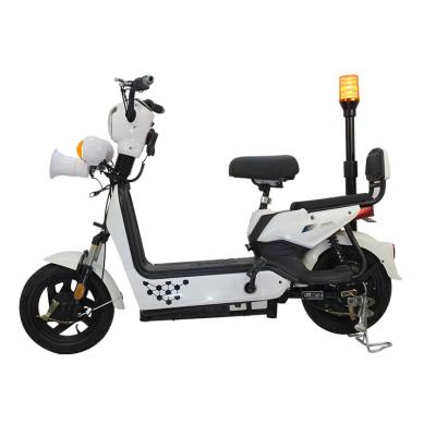 China Unisex Multiple Works Customized 48v 350w Two Wheel Patrol Vehicles Fast Electric Motorcycle for sale