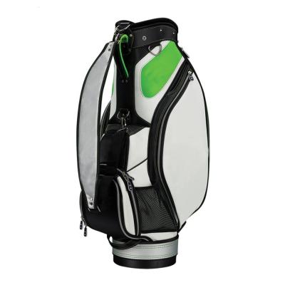 China Protect Custom Golf Clubs GBB Golf Bag Epic PU Leather Mini Golf Staff Bag 6 Way Divider Cart Bag for sale