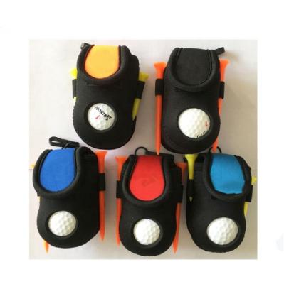 China OEM Waterproof Neoprene Waterproof Golf Accessories Wholesale Mini Golf Ball Bag for sale