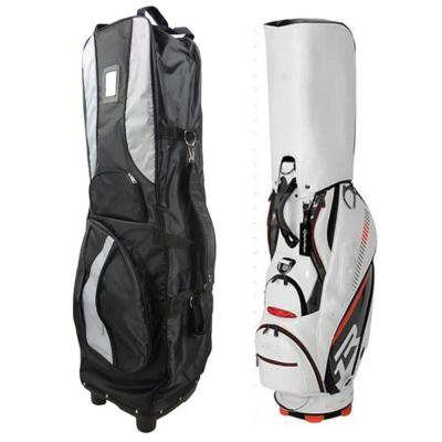 China High Quality Custom Foldable 14 Way Polyester Thicken Air Tour Travel Golf Bag Cover for sale