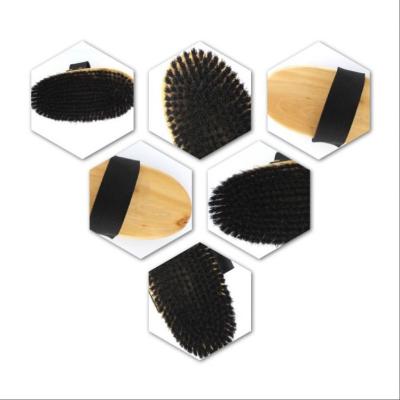 China Easy clean horse hair brush can be used as a hair brush or as a pet brush for sale