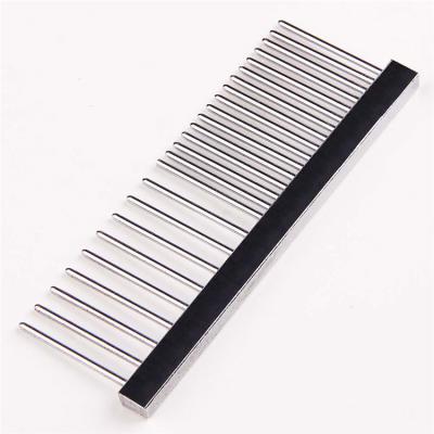 China Popular Sustainable Factory Accept Custom Pet Brush For Caring Hair Stainless Steel Comb for sale