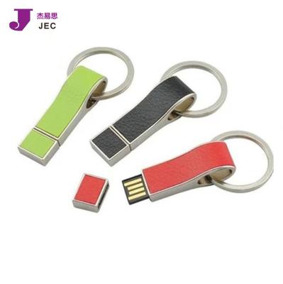 China Eco-friendly Supplier Leather Case 64gb Alibaba USB Flash Drive 2.0 Model JEC-423 for sale