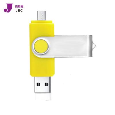 China Metal Customized Micro USB OTG Pendrive Otg Usb Flash Drive For Smartphone Model JEC-OTG17 for sale