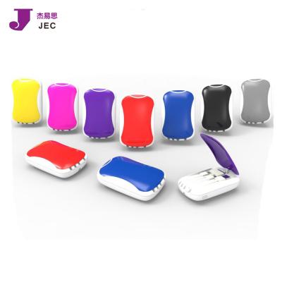 China Portable USB Cable Power Bank with Mobile Phone Charger Model: JEC-070PB for sale