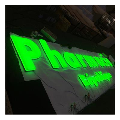 China Buildings Waterproof Custom Name Led Light Signs Luminous Acrylic Mini Letter Sign for sale