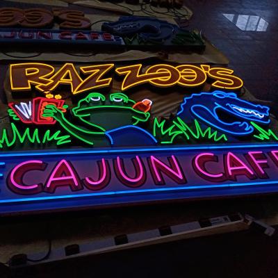 China Buildings shop party bar advertising decoration neonsign cable led letreros neon lights custom sign for sale