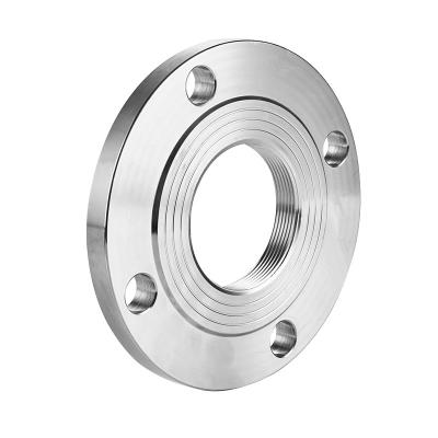 China Industrial shandong SS304 stainless steel plate flat flange for stainless steel pipeline system for sale