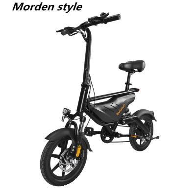 China Aluminum Alloy 14 Wheel 10.5AH_36V Lithium Battery Folding Bicycle Electric Bike 250W_350W_36V Motor City for sale