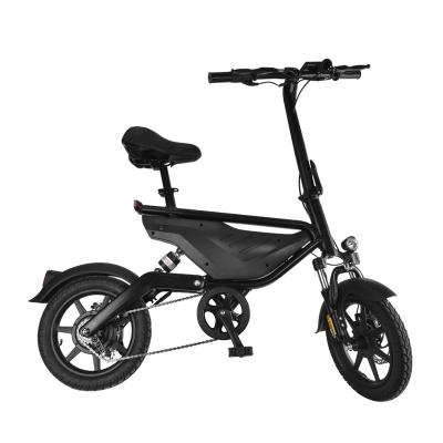 China Aluminum alloy export quality adult portable electric bicycle adult maximum load e detachable electric bicycle for sale