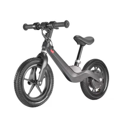 China Exercise Balance Kids Balance Bike/Pedal Bikes Less Aluminum Running Toddlers/No Pedal Bicycle 12 Inch Only 2 in 1 Black Customized Logo BS for sale