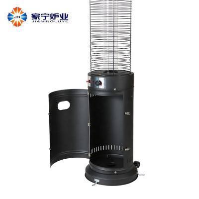 China Factory Outdoor Supplies Iron Round Glass Tube Propane Heater for sale