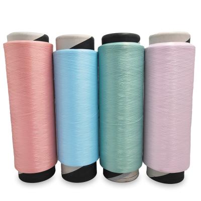 China Cheap Price Sustainable Idea Polyester Yarns Factory Moisture-absorbent Textiles Recycled Polyester Yarns For Knitting for sale