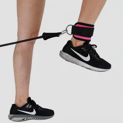 China Manufacturer Customized Sports High Quality OEM Adjustable Ankle Strap Neoprene Ankle Protective Traction Strap D-1 for sale