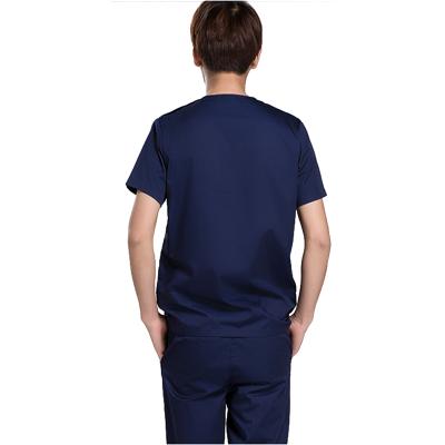 China Reusable Surgical Gown OEM Scrub Set For Women V Neck Scrub Top Nursing Uniform Sets Medical Scrub for sale