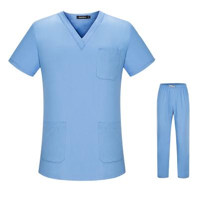 China Reusable Surgical Gown Priced For Sale Purple Scrubs Printed Nurse Scrub Jogger Sets With Quality Assurance for sale