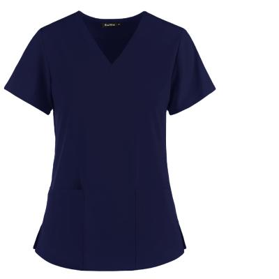 China Wholesale Hospital Multiple Colors Unisex Short Sleeve Split Work Scrub Suit Set for sale