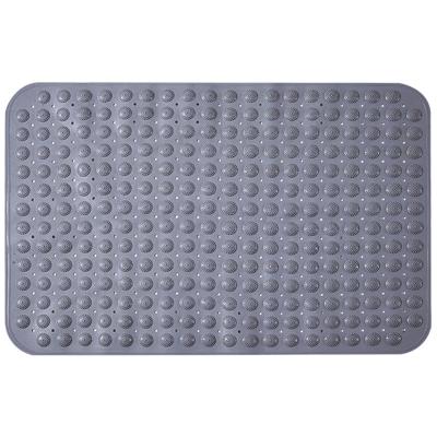 China Stocked Pure Color Safe PVC Material Shower Massage Bathroom Waterproof Anti-slip Mat for sale