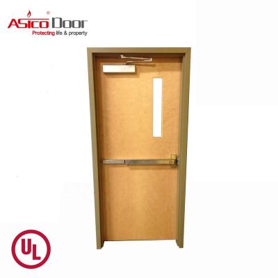 China Modern Steel Door UL Rated Part Fire Door Galvanized Dust Proof Door for sale