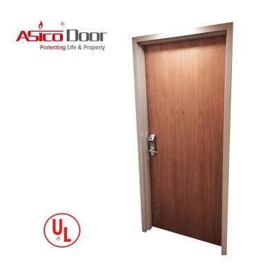 China ASICO Modern Cavity Single Core Leaf Wood Flush Door For Interior for sale