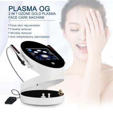 China Skin Tightening Use Plasma Skin Rejuvenation Eyebag Removal Spray Lifting Cold Plasma Pen 2 Handles Beauty Device for sale