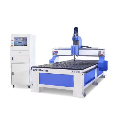 China Garment Shops cnc foam engraving machine 3.2kw spindle plastic cnc wood router 1325 with vac-sob table for sale