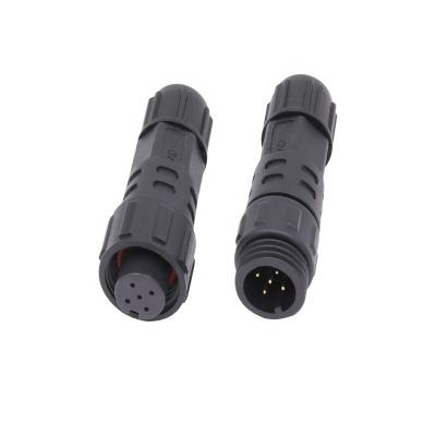 China AOHUA Power Wire To Cable 110V 5A 5 Pin Power Cable Assembly Waterproof M16 Connector for sale