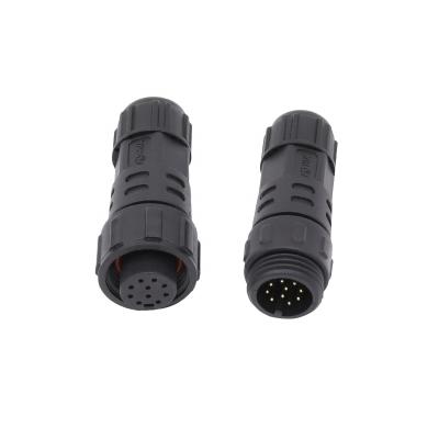 China AOHUA M16 10pin Auto Electrical Waterproof Male Female Circular Power/Adapter/Connector for sale