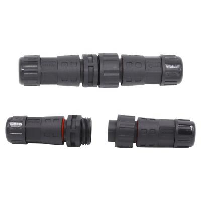 China AOHUA Power Factory Direct Male Female Waterproof Power Cable Connector 2 Pin for sale