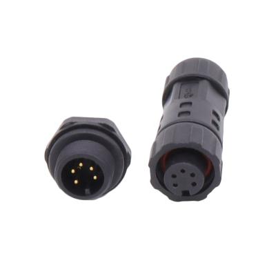 China AOHUA 5 PIN Junction Power Box Wire Inter Panel Mount Waterproof Connector for sale