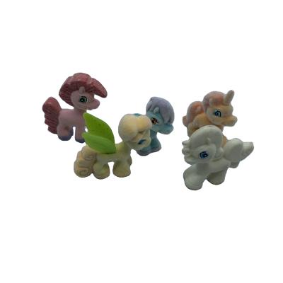 China Various Disney Audit Factory Cute Collectible PVC Small Flocking Action Figures Toys Fast Food Toy Gift for sale